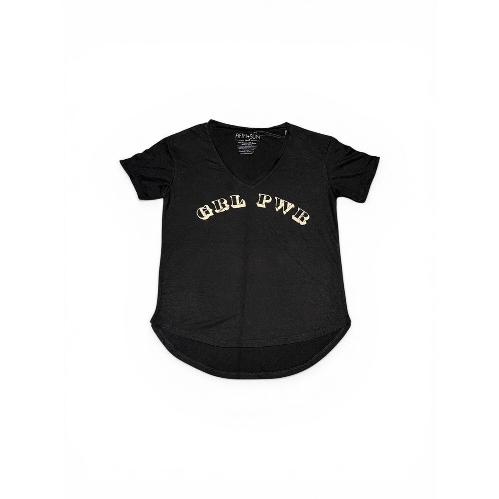 Fifth Sun Women's "GRL PWR" Short Sleeve Tee Shirt - Size Small